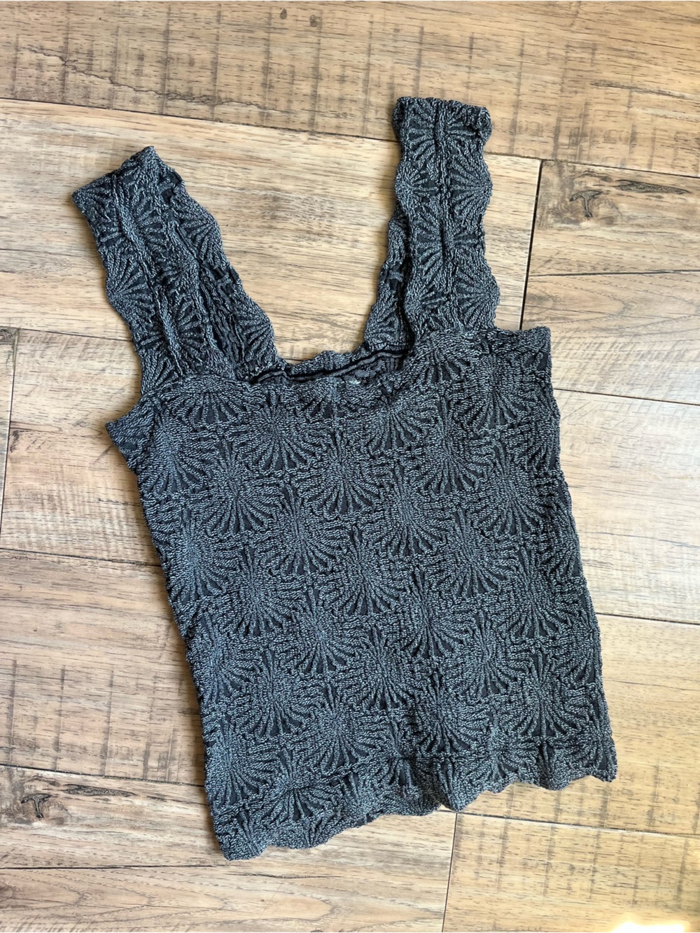 Free People Charcoal Love Letter Cami
